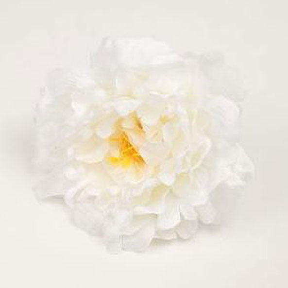 Pivoine Feria. Fleurs de Flamenco. Blanc. 11cm